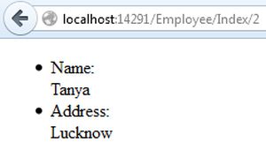 Display data from SQL